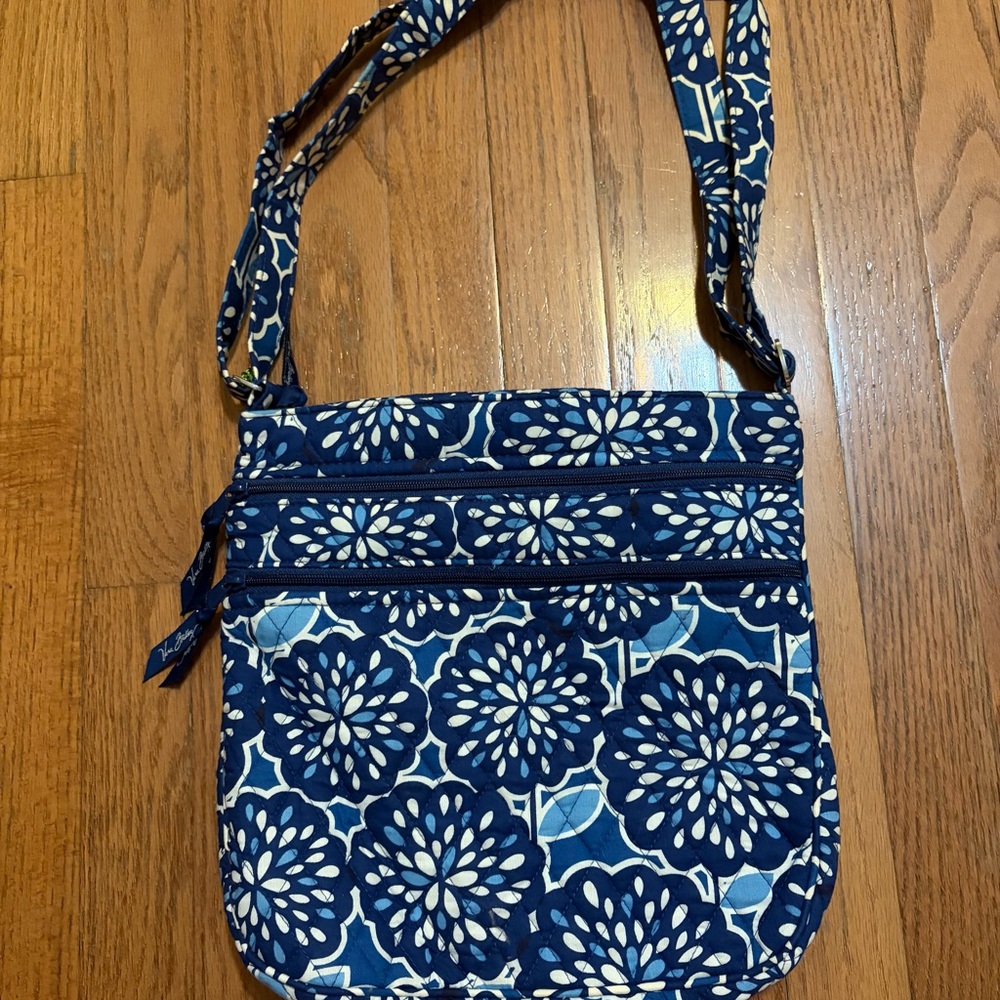 Vera Bradley Floral Blue Crossbody Bag
